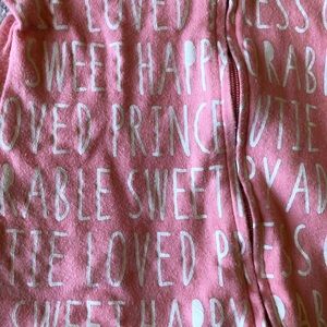 3-6 month baby girl footed pajamas